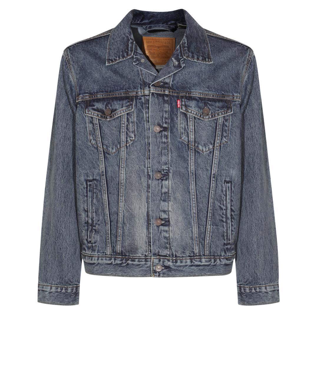 LEVI'S Синяя хлопковая куртка, фото 1