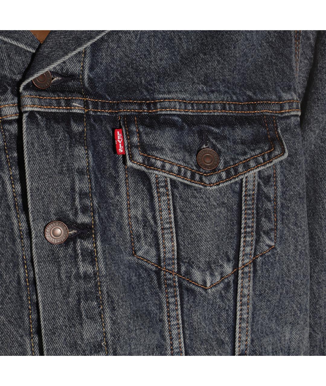 LEVI'S Синяя хлопковая куртка, фото 3