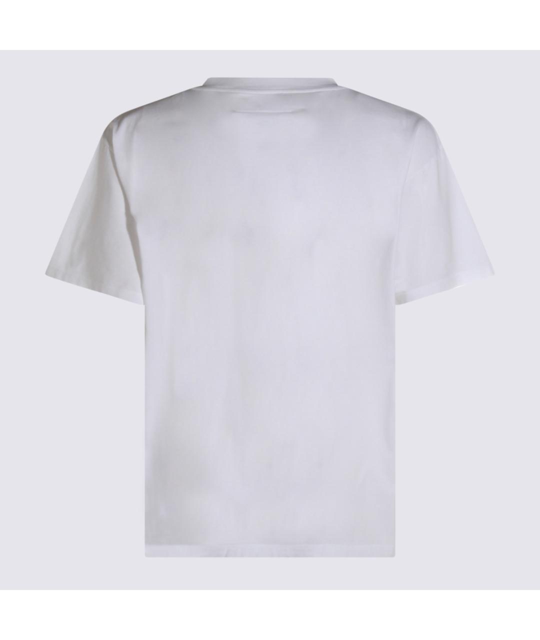 MM6 MAISON MARGIELA Белая хлопковая футболка, фото 2