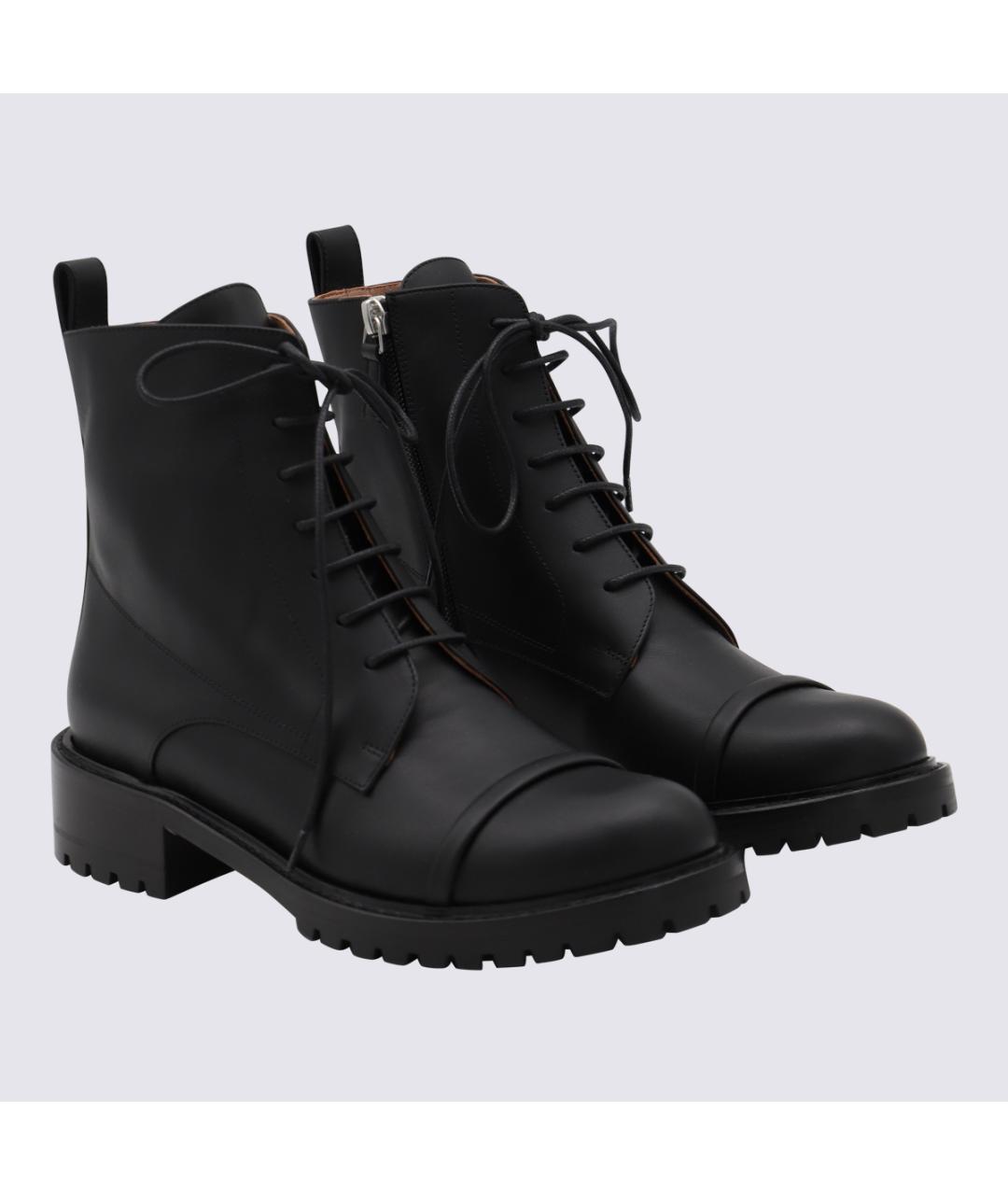 MALONE SOULIERS Черные кожаные ботинки, фото 2
