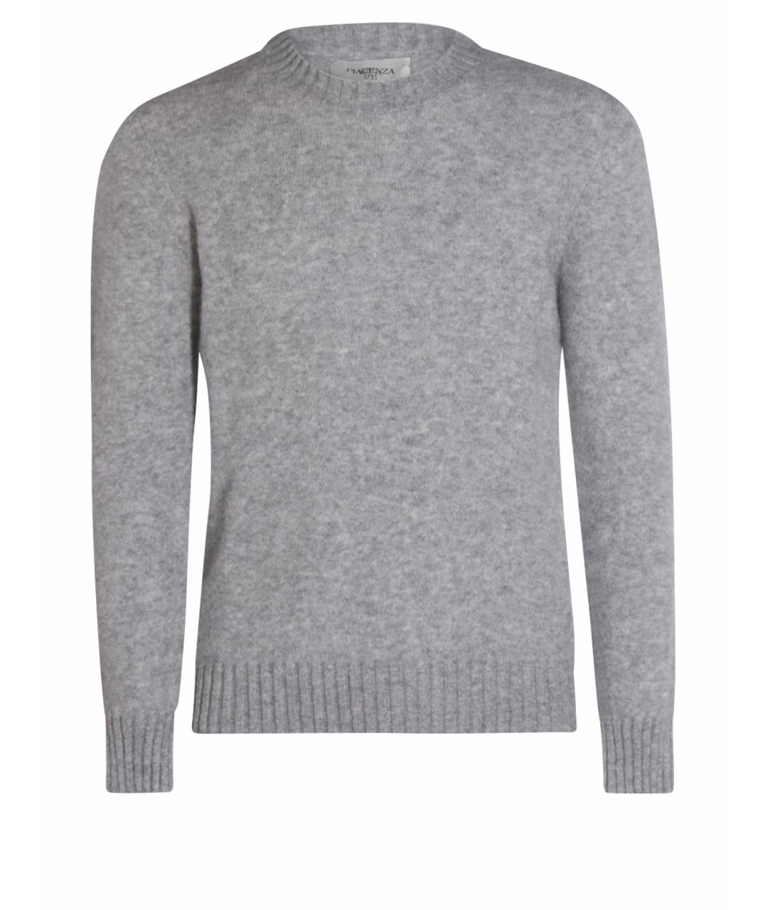 PIACENZA CASHMERE Серый кашемировый джемпер / свитер, фото 1