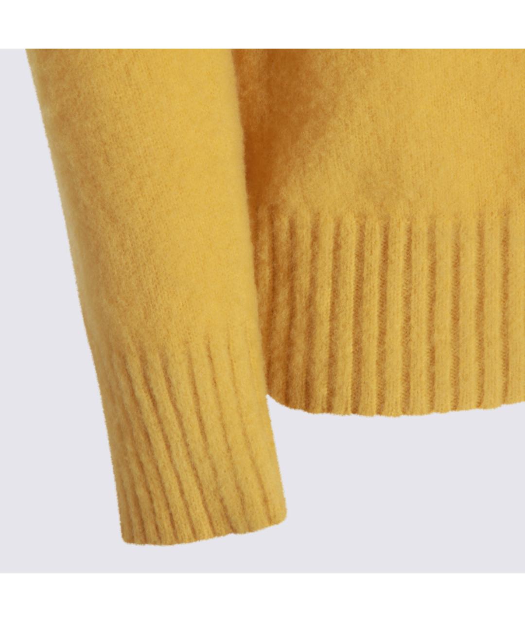 PIACENZA CASHMERE Желтый кашемировый джемпер / свитер, фото 2