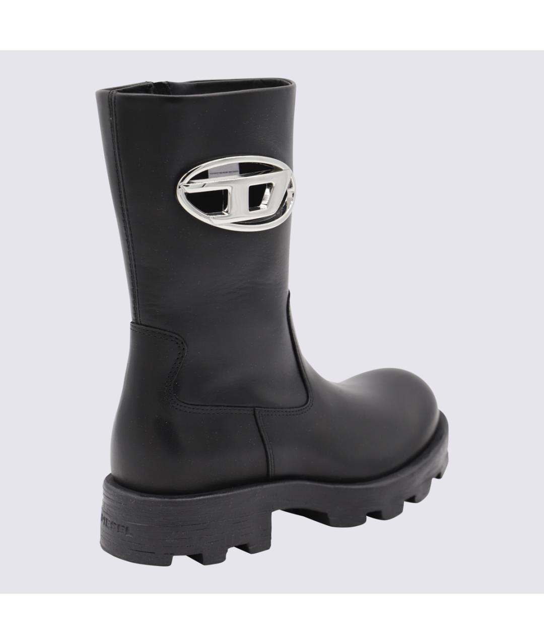DIESEL Черные ботинки из искусственной кожи, фото 3