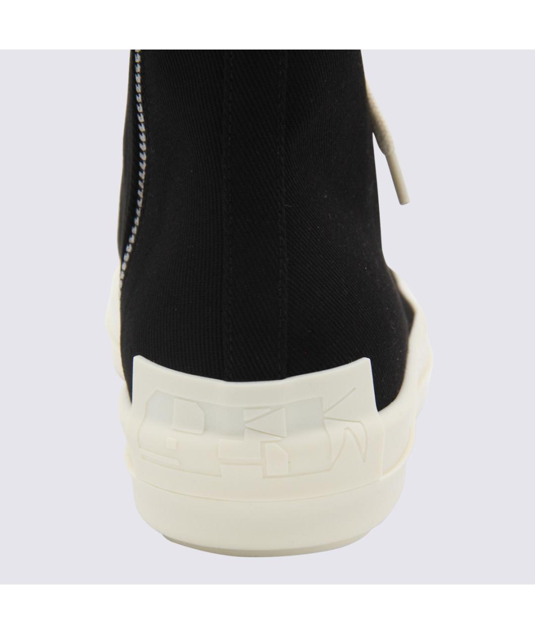 RICK OWENS DRKSHDW Черные высокие кроссовки / кеды, фото 4