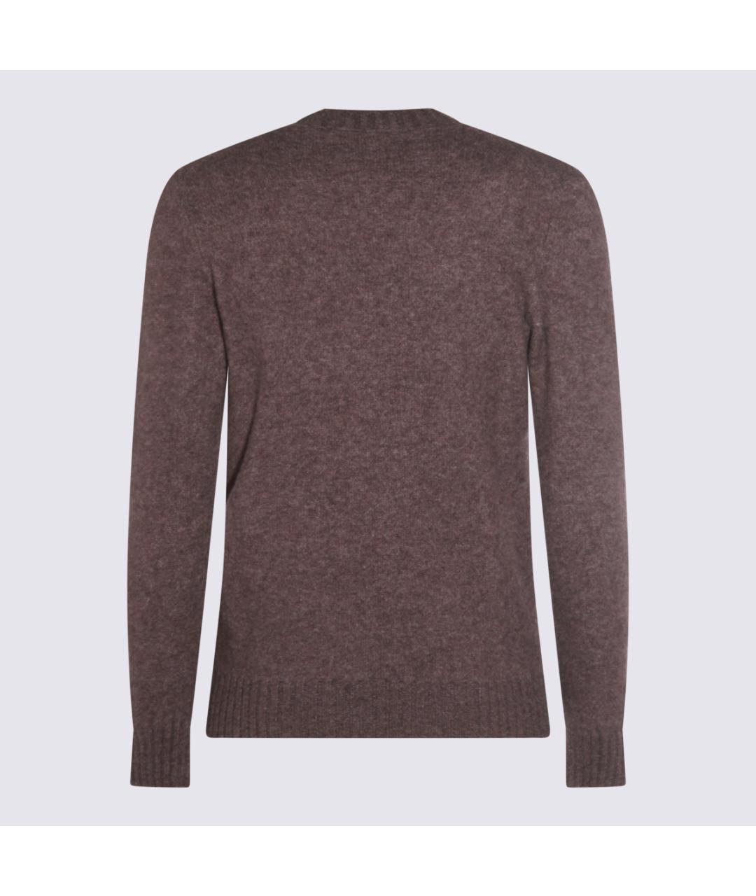 PIACENZA CASHMERE Коричневый кашемировый джемпер / свитер, фото 2