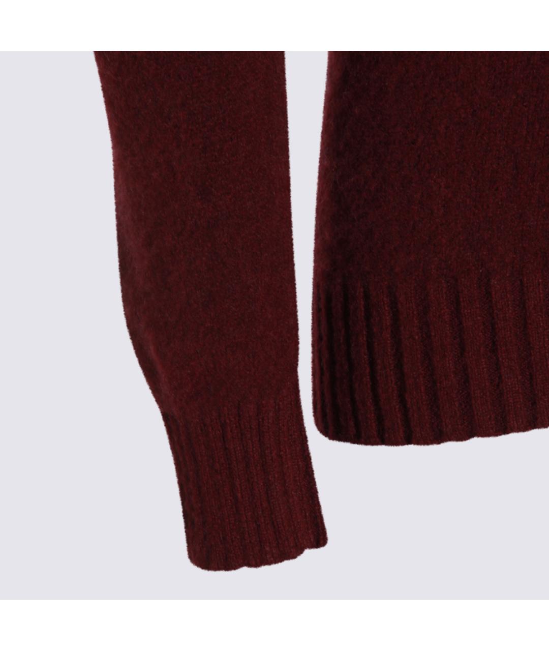 PIACENZA CASHMERE Бордовый кашемировый джемпер / свитер, фото 3