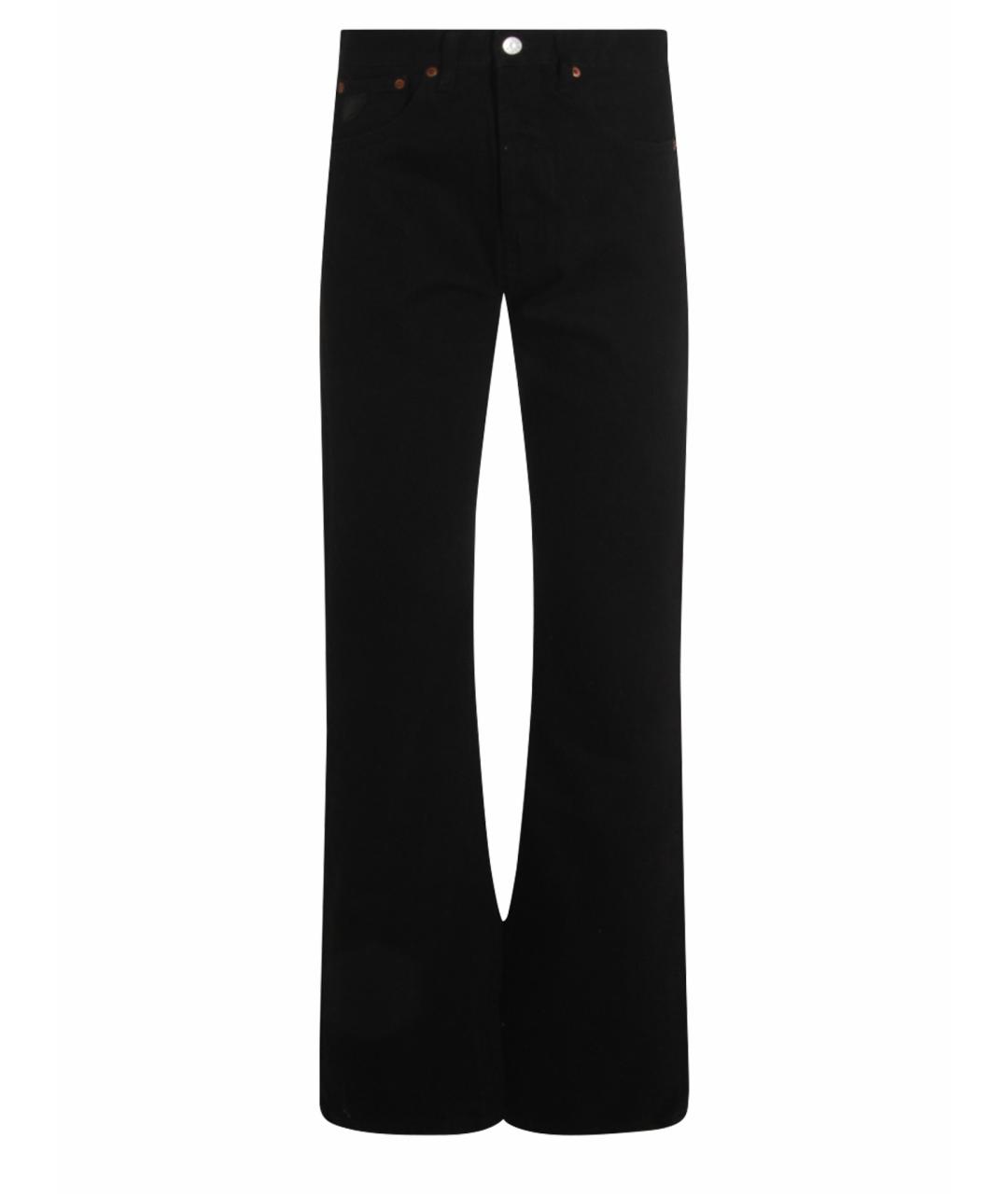 LOIS JEANS Черные хлопковые прямые джинсы, фото 1