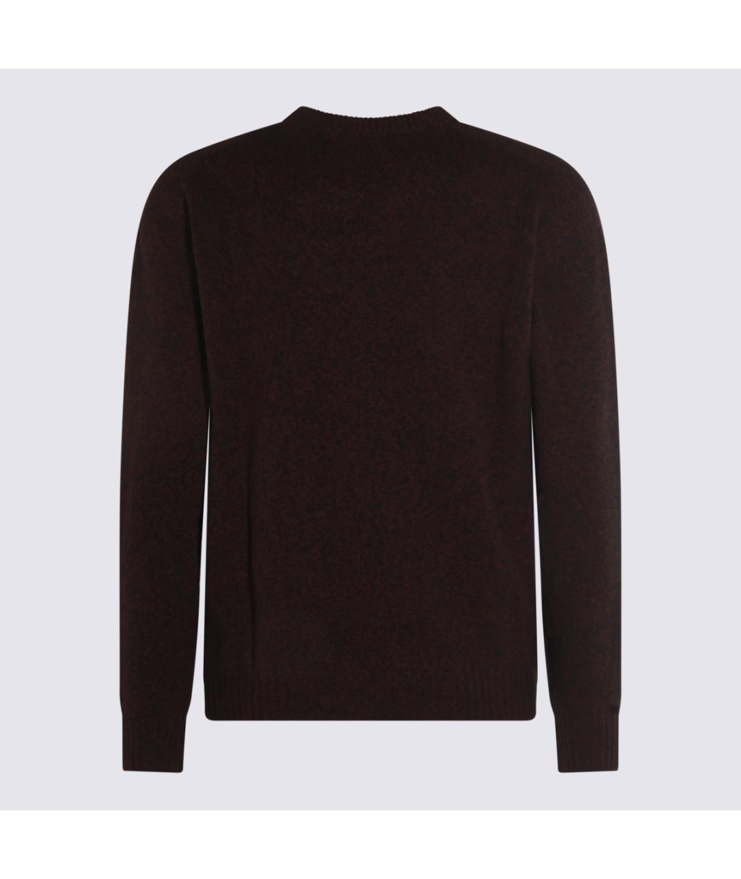 ALTEA Коричневый шерстяной джемпер / свитер, фото 2