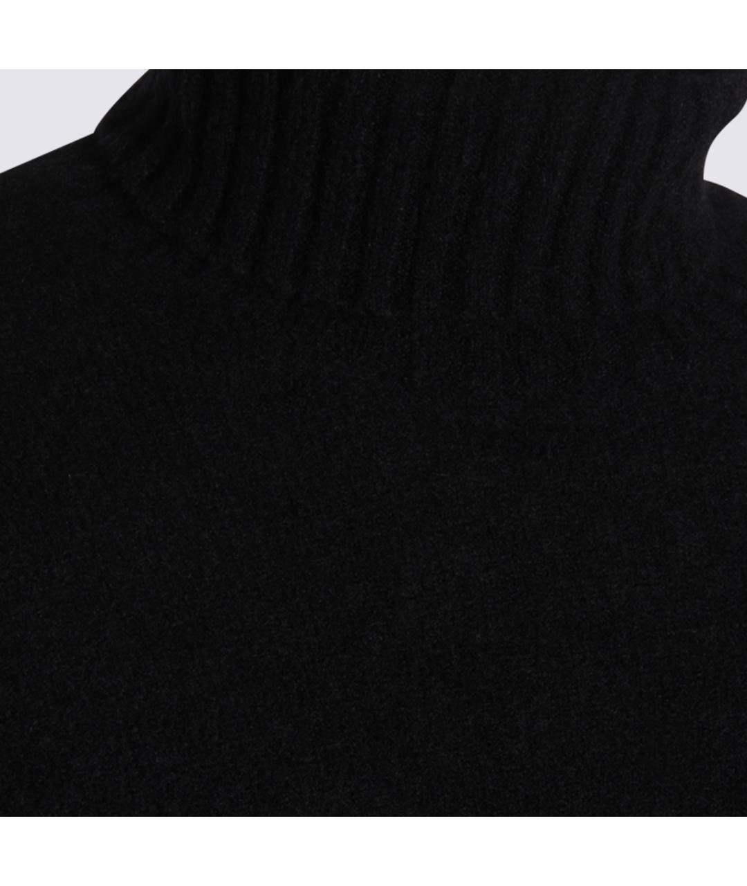 PIACENZA CASHMERE Черный кашемировый джемпер / свитер, фото 4