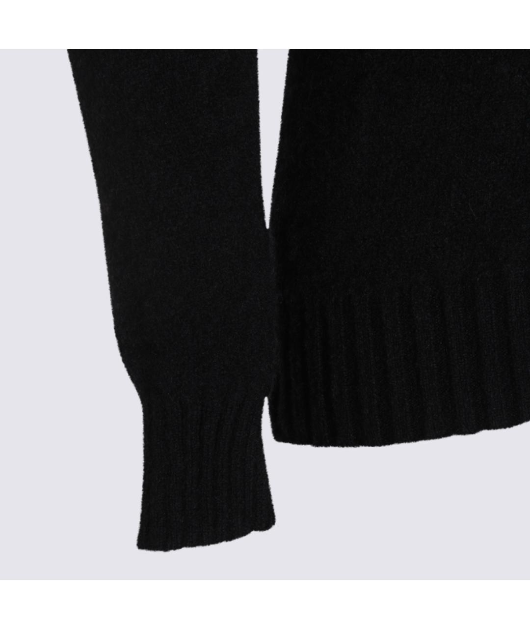 PIACENZA CASHMERE Черный кашемировый джемпер / свитер, фото 3