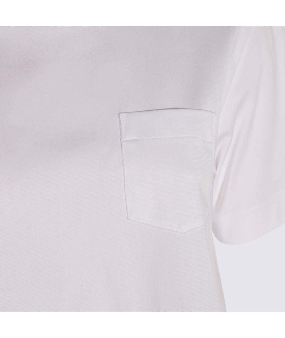 SACAI Белая хлопковая футболка, фото 3