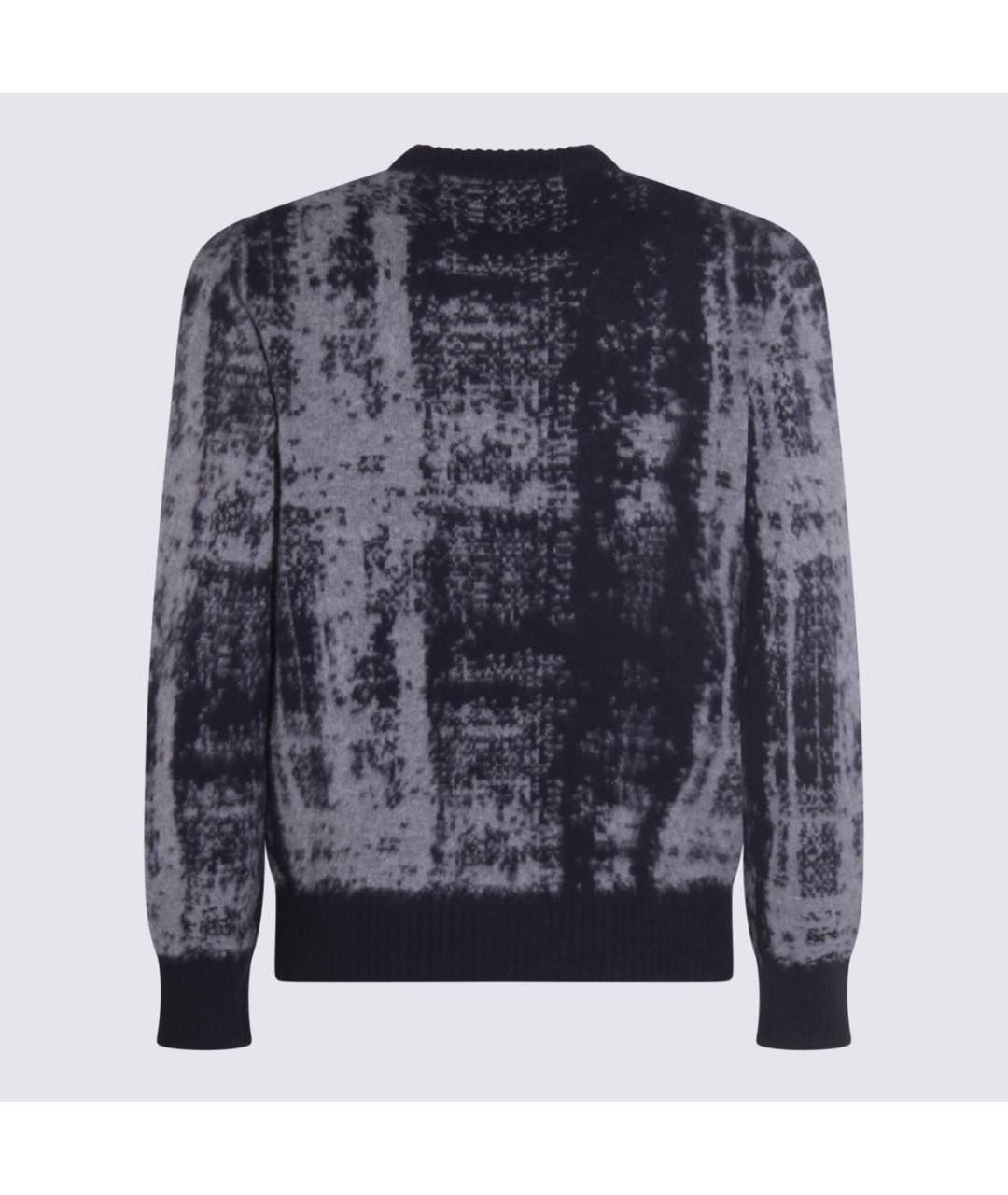 PIACENZA CASHMERE Темно-синий шерстяной джемпер / свитер, фото 2