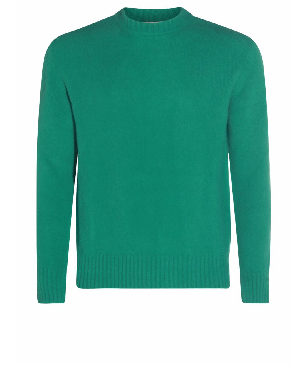PIACENZA CASHMERE Зеленый шерстяной джемпер / свитер, фото 1
