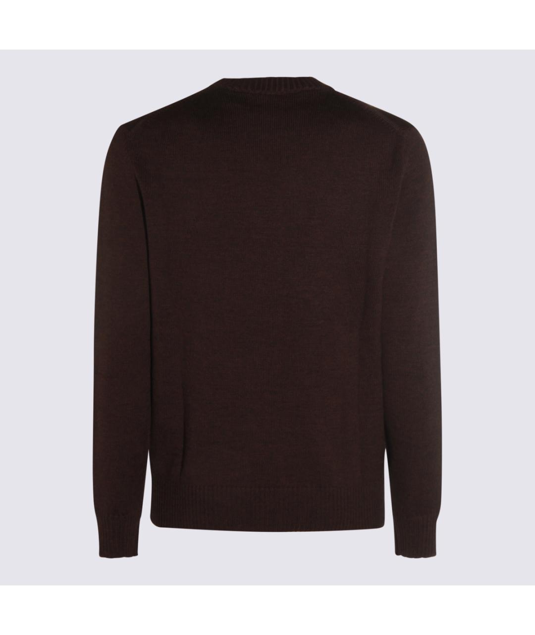 ALTEA Коричневый шерстяной джемпер / свитер, фото 2