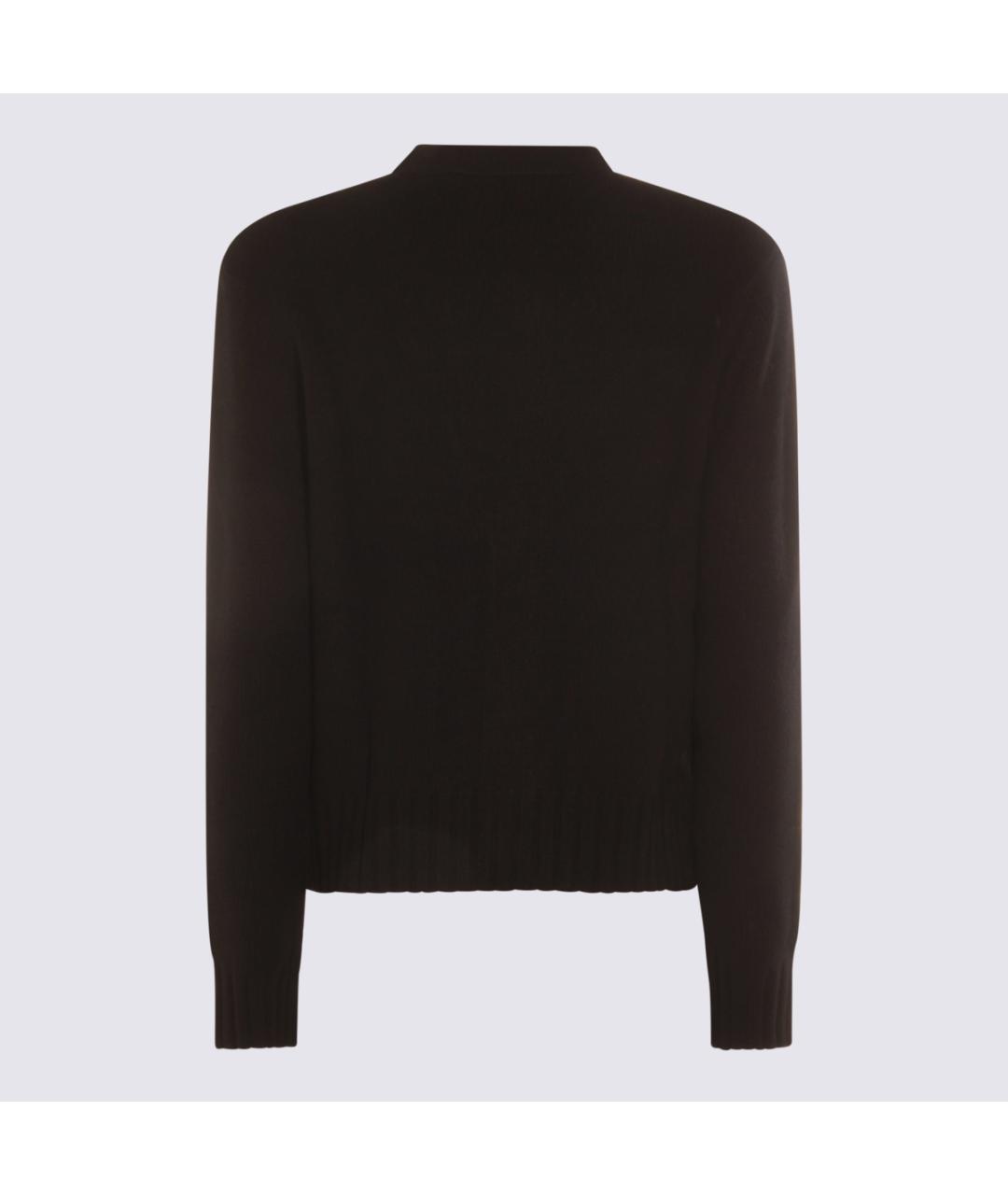 KUJITEN Черный шерстяной кардиган, фото 2
