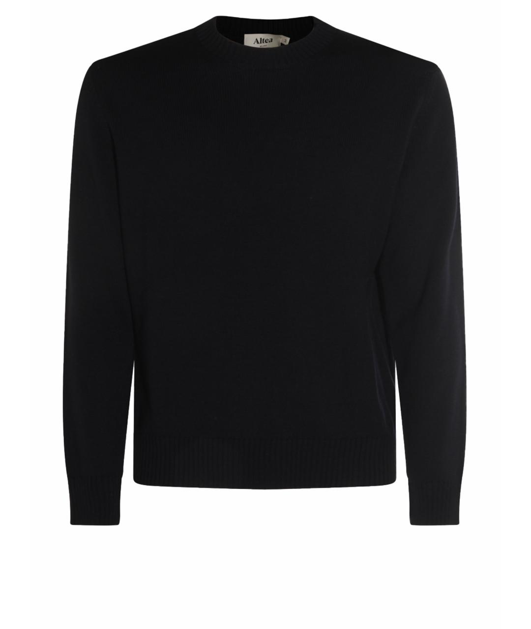 ALTEA Темно-синий шерстяной джемпер / свитер, фото 1