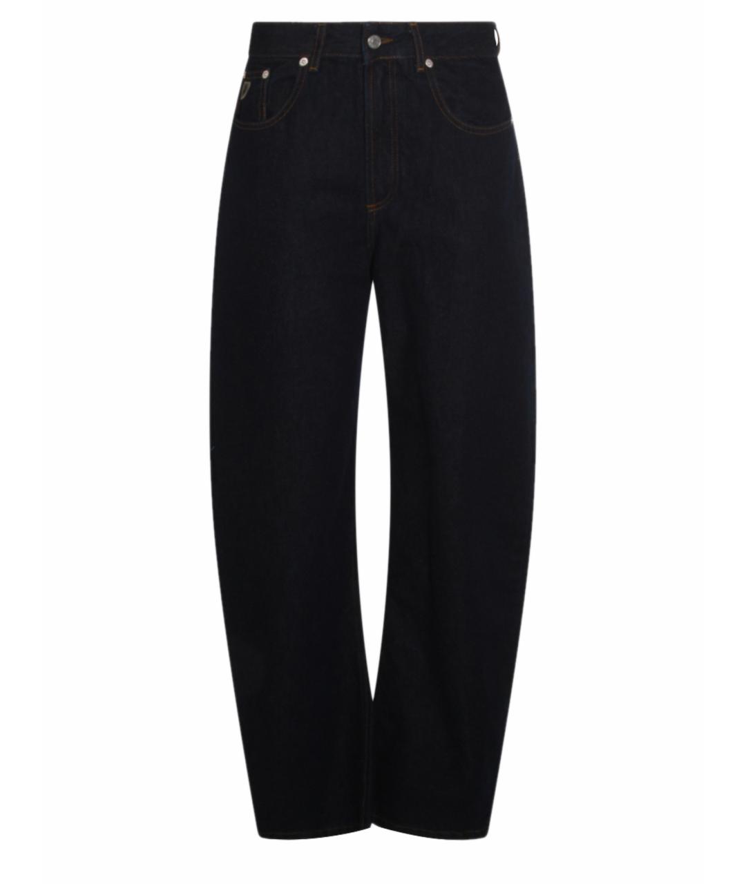 LOIS JEANS Черные хлопковые прямые джинсы, фото 1