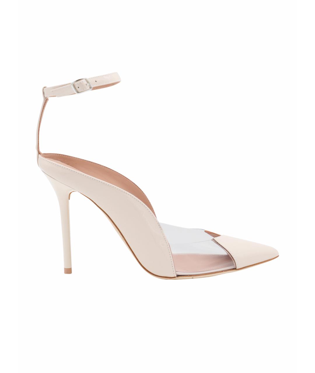 MALONE SOULIERS Бежевые кожаные туфли, фото 1