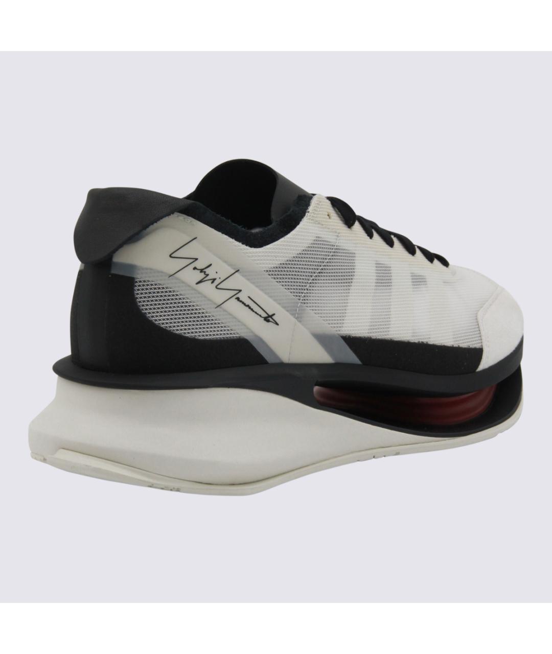 Y-3 Белые синтетические низкие кроссовки / кеды, фото 2