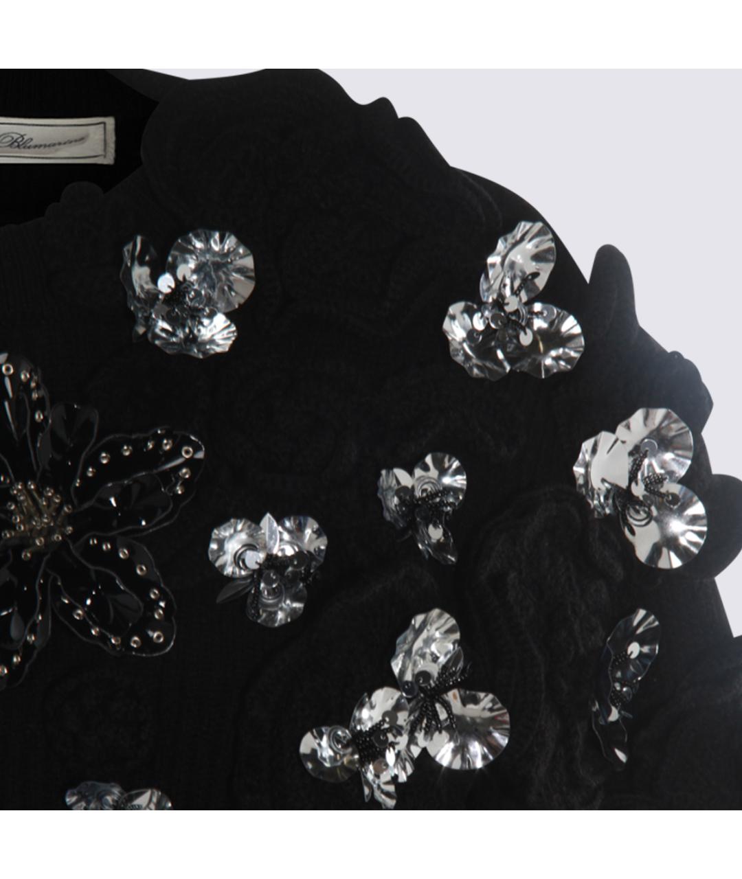 BLUMARINE Черный шерстяной джемпер / свитер, фото 3
