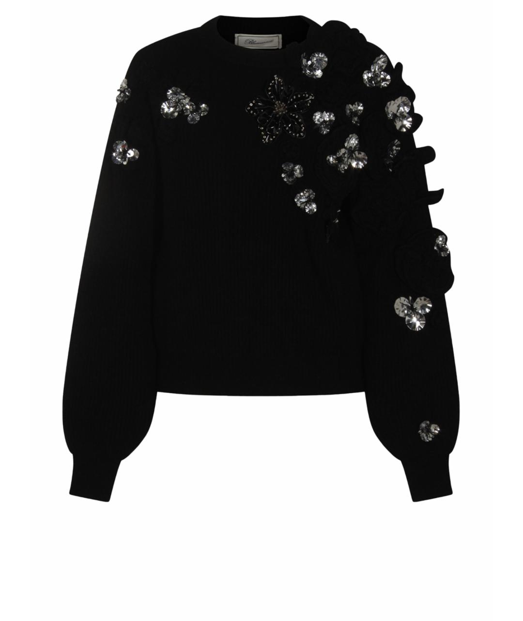 BLUMARINE Черный шерстяной джемпер / свитер, фото 1