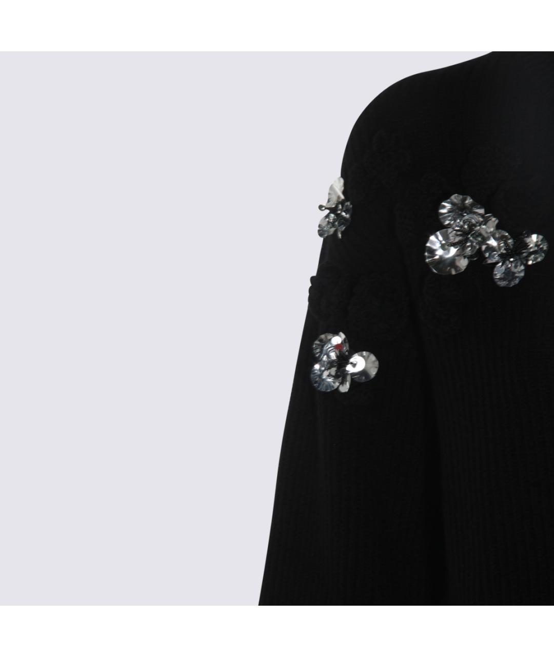 BLUMARINE Черный шерстяной джемпер / свитер, фото 4