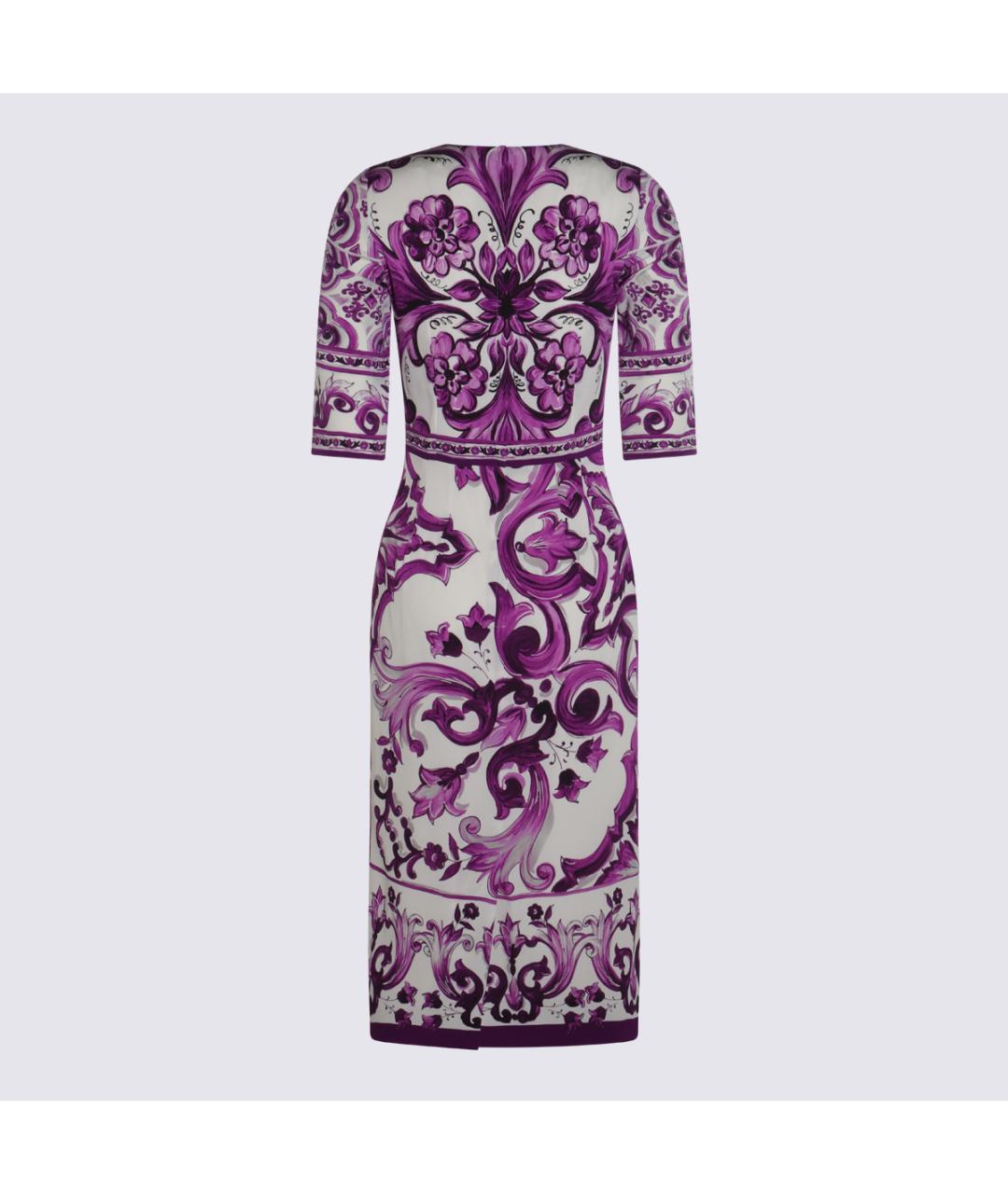 DOLCE&GABBANA Фиолетовое платье, фото 2