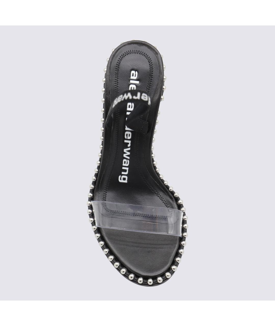 ALEXANDER WANG Черные босоножки, фото 4