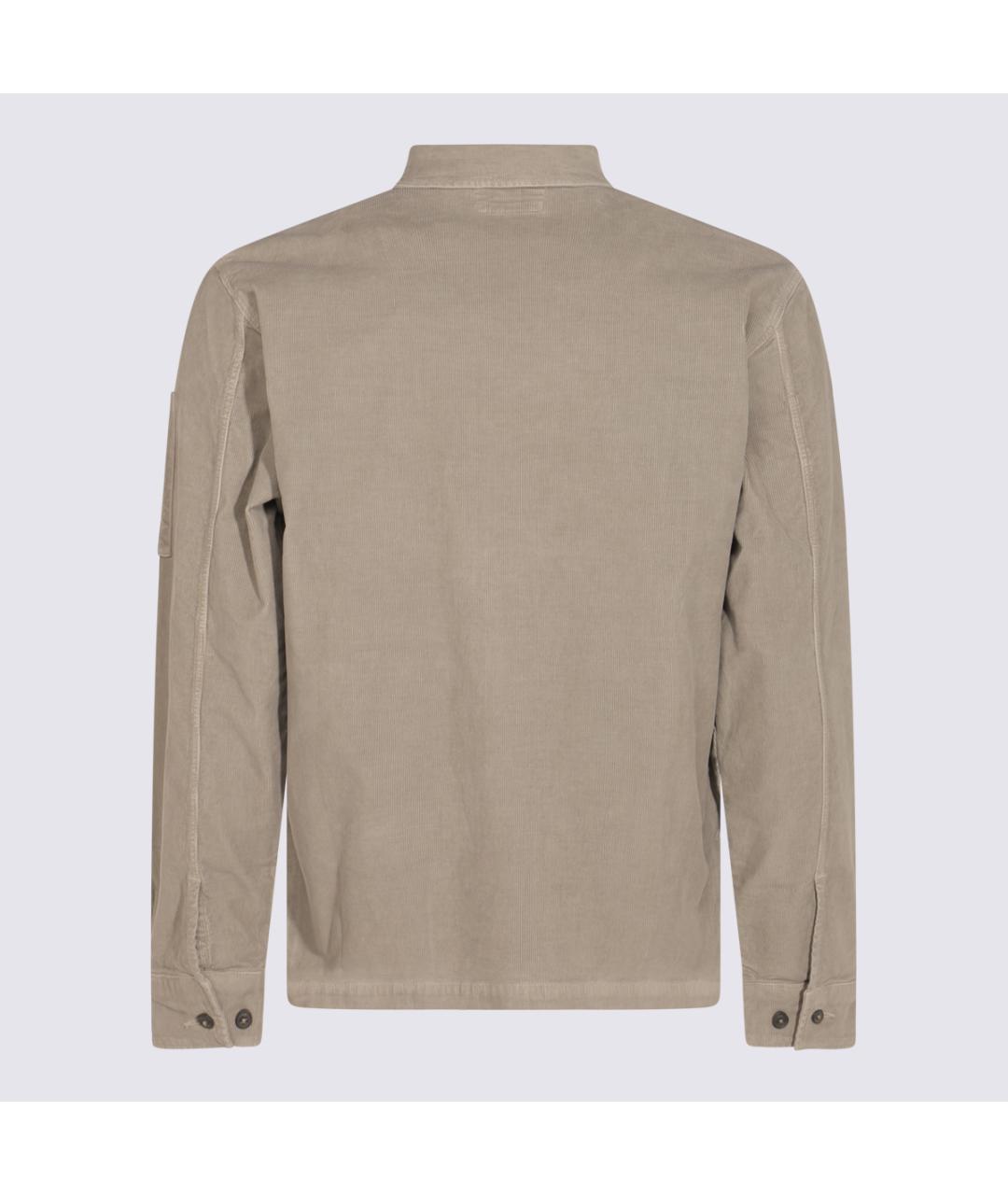 CP COMPANY Бежевая хлопковая кэжуал рубашка, фото 2
