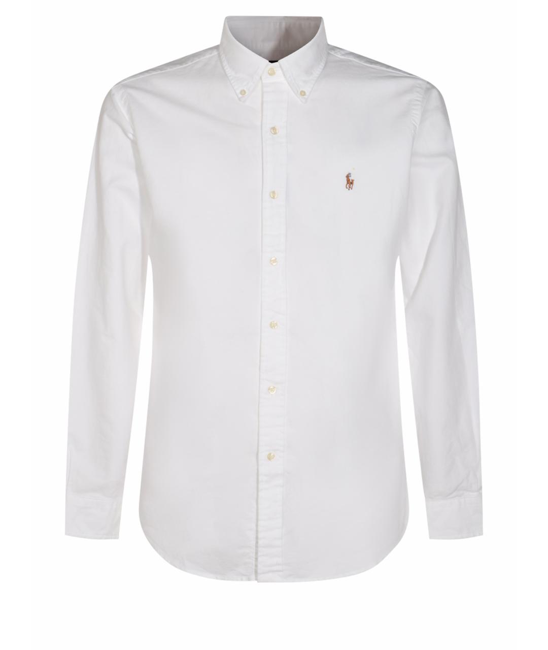 POLO RALPH LAUREN Белая хлопковая кэжуал рубашка, фото 1