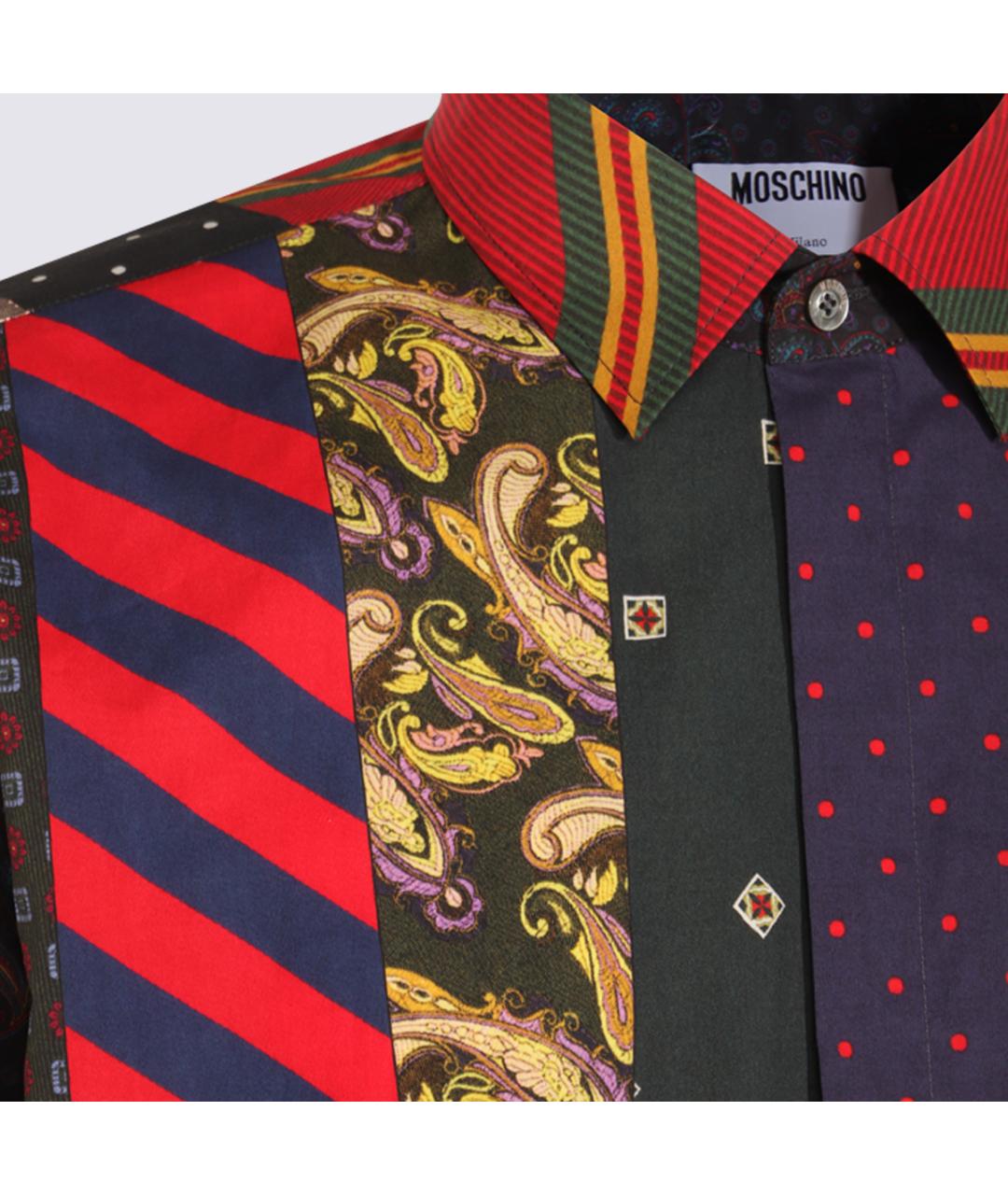 MOSCHINO Мульти хлопковая кэжуал рубашка, фото 3
