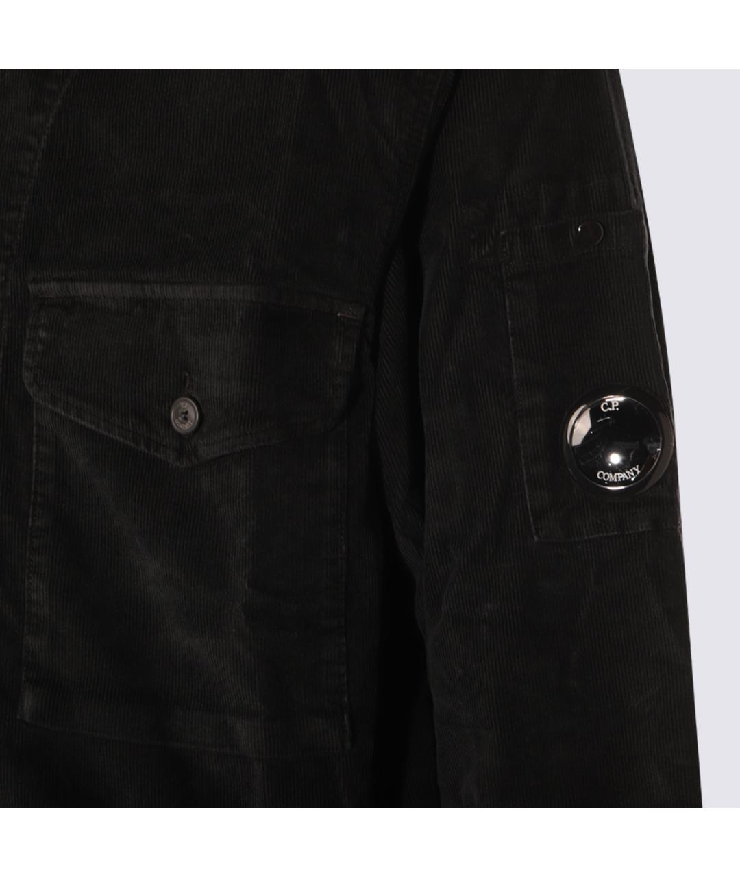 CP COMPANY Черная хлопковая кэжуал рубашка, фото 3