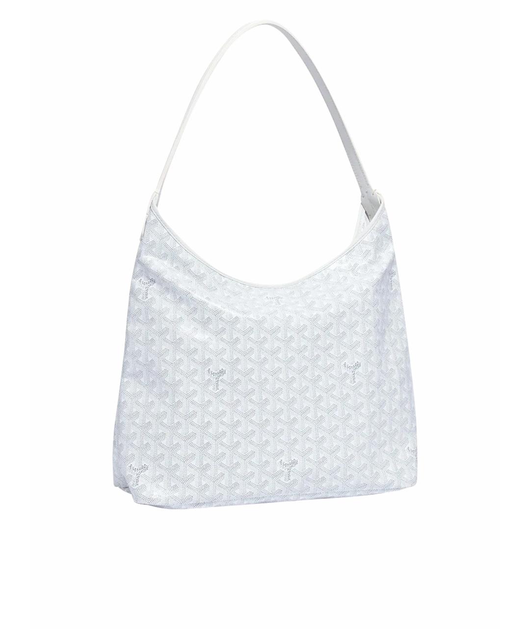 GOYARD Белая кожаная сумка тоут, фото 1