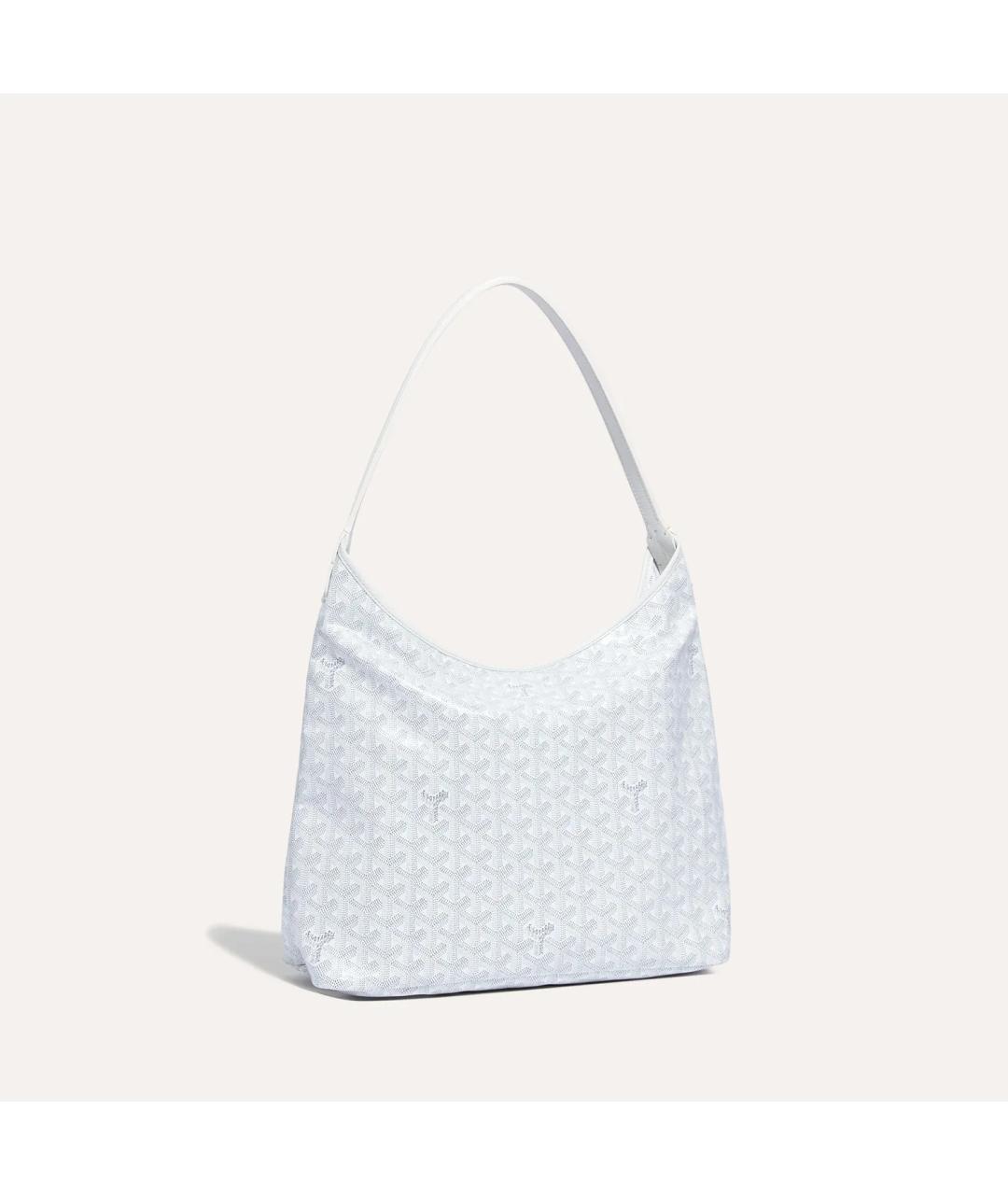 GOYARD Белая кожаная сумка тоут, фото 7