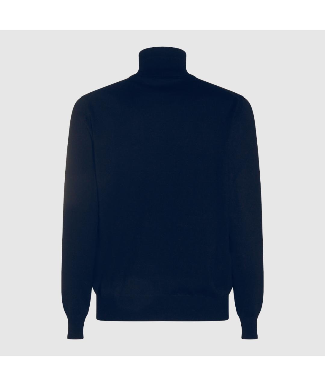 ALTEA Синяя шерстяная водолазка, фото 2