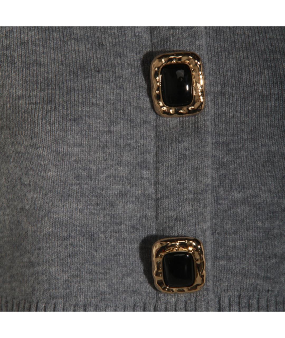 SELF-PORTRAIT Серый шерстяной джемпер / свитер, фото 3