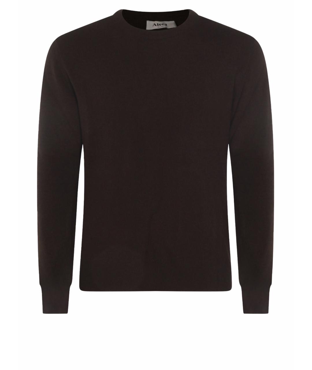 ALTEA Коричневый шерстяной джемпер / свитер, фото 1