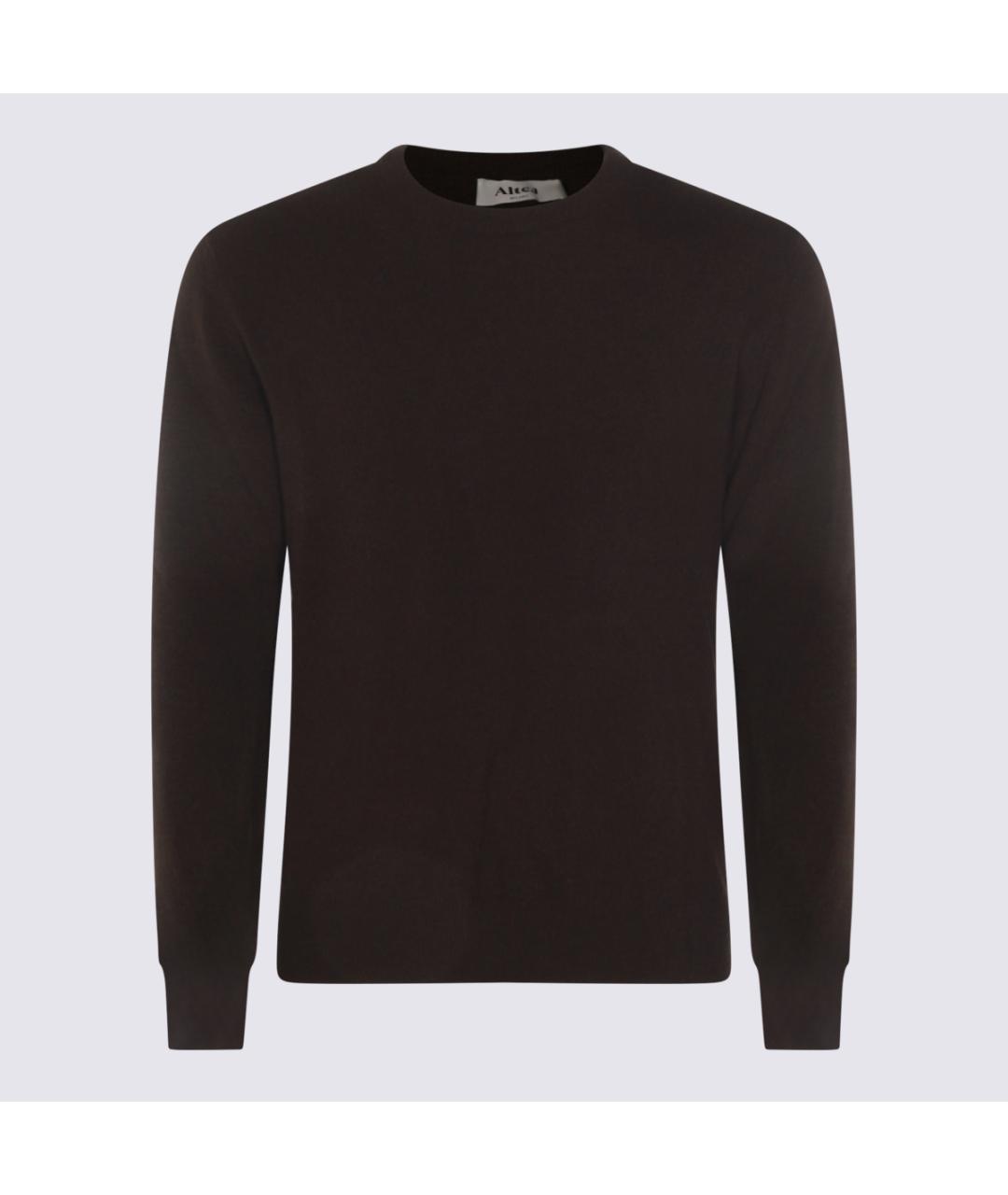 ALTEA Коричневый шерстяной джемпер / свитер, фото 5