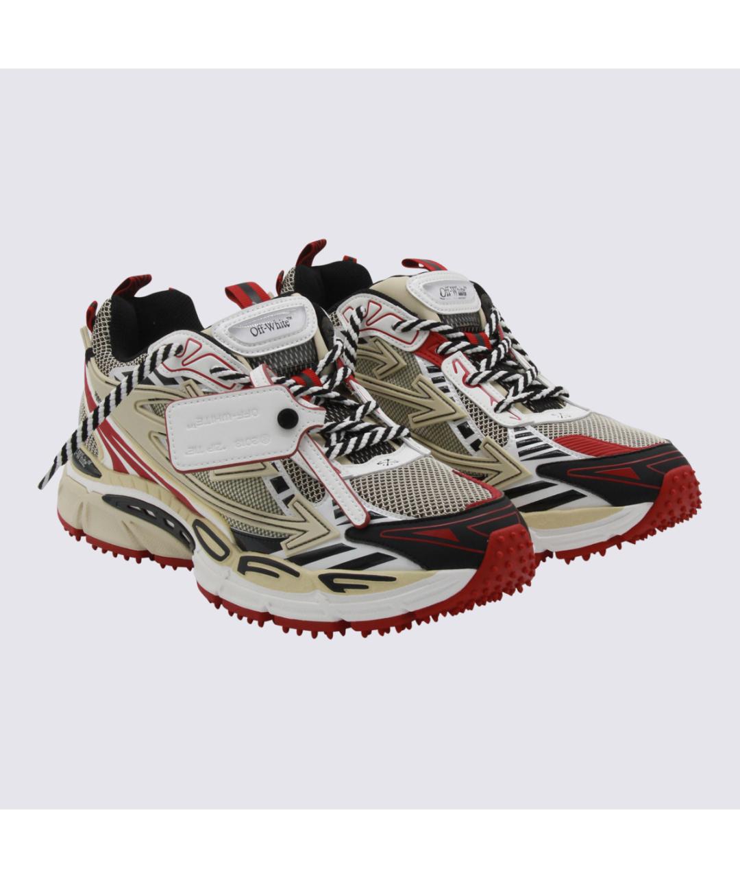 OFF-WHITE Мульти синтетические низкие кроссовки / кеды, фото 2