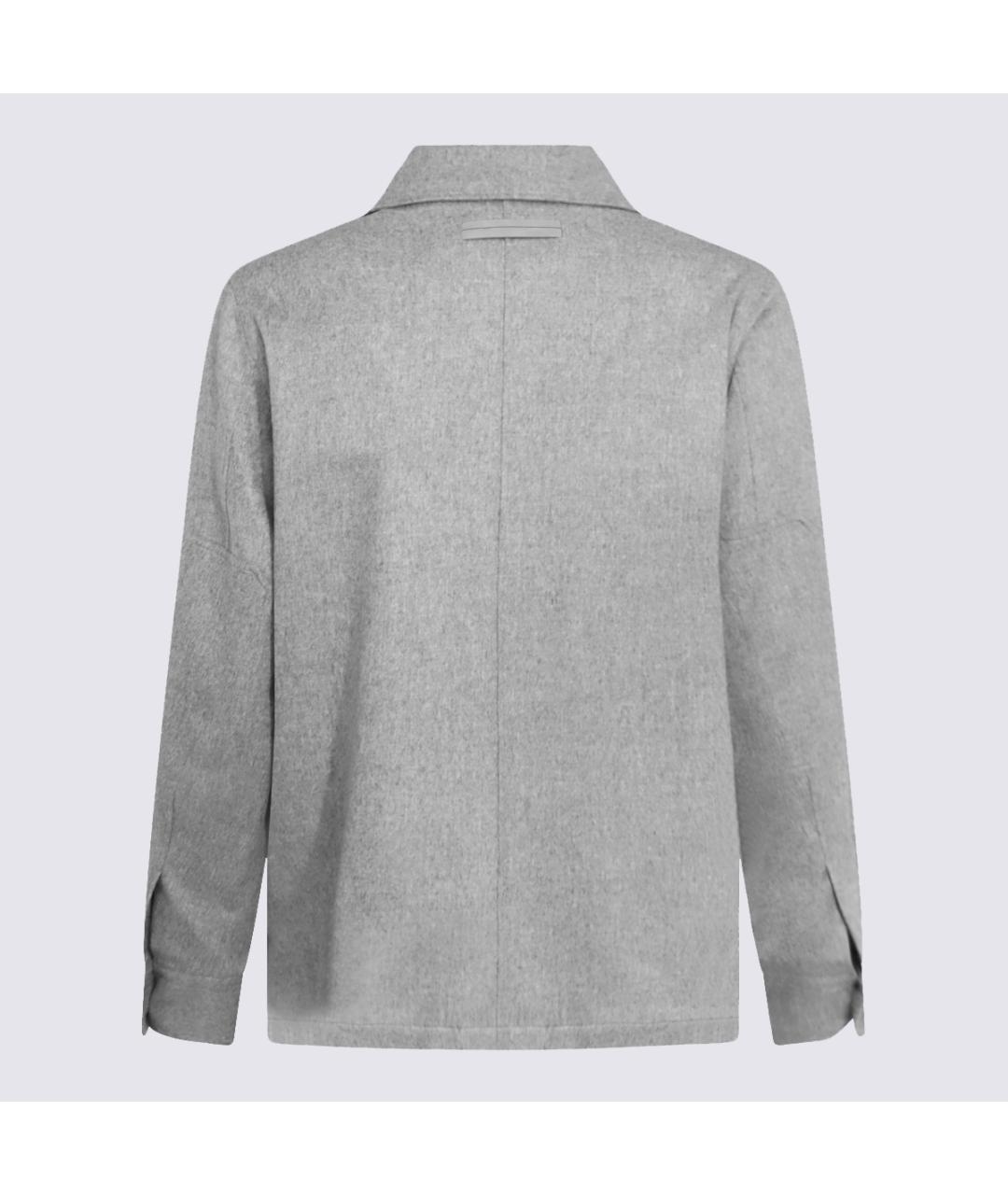 ZEGNA Серая шерстяная куртка, фото 2