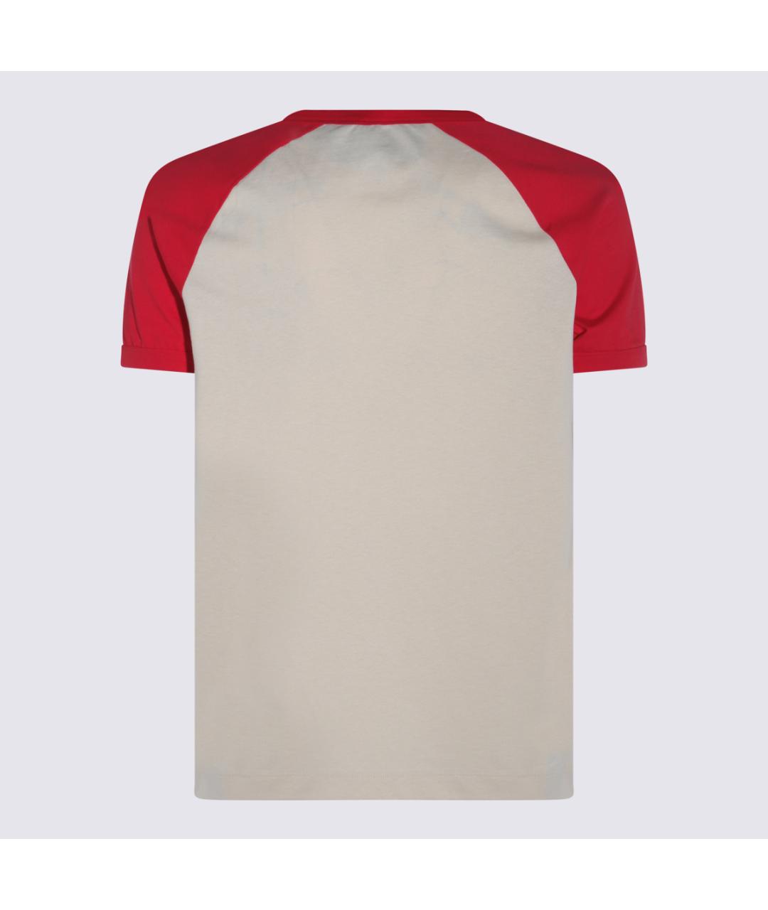 VALENTINO Белая хлопковая футболка, фото 2