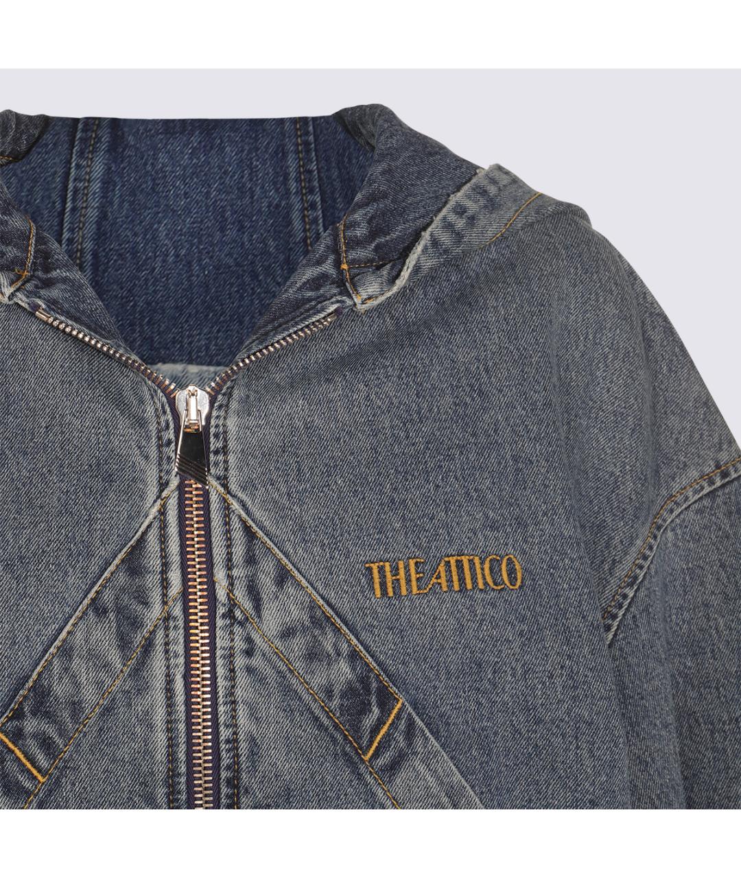 THE ATTICO Синяя хлопковая куртка, фото 3