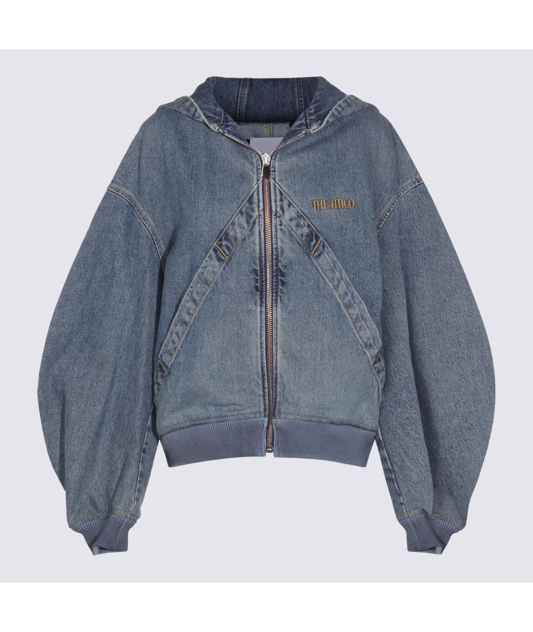 THE ATTICO Синяя хлопковая куртка, фото 5