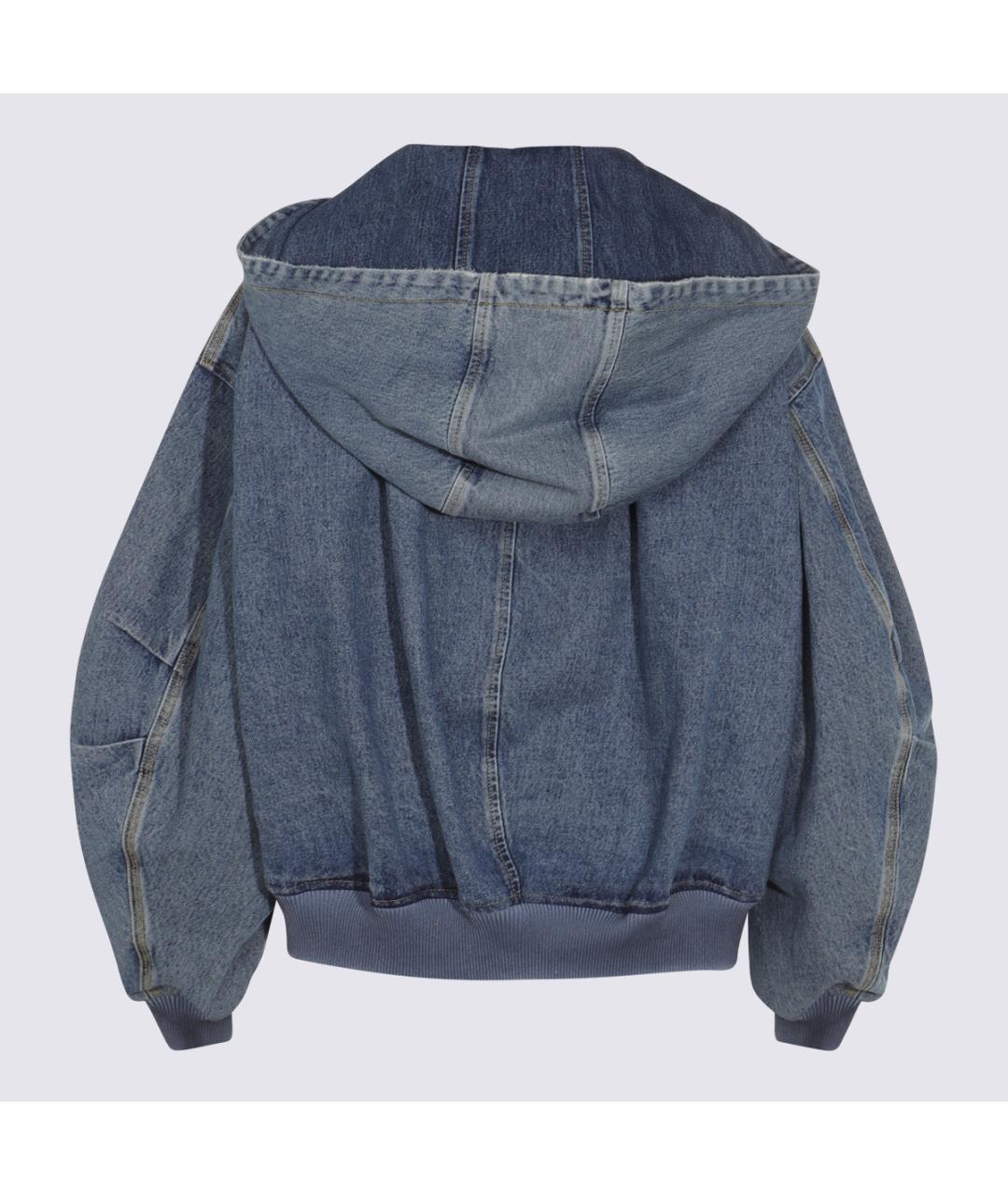 THE ATTICO Синяя хлопковая куртка, фото 2