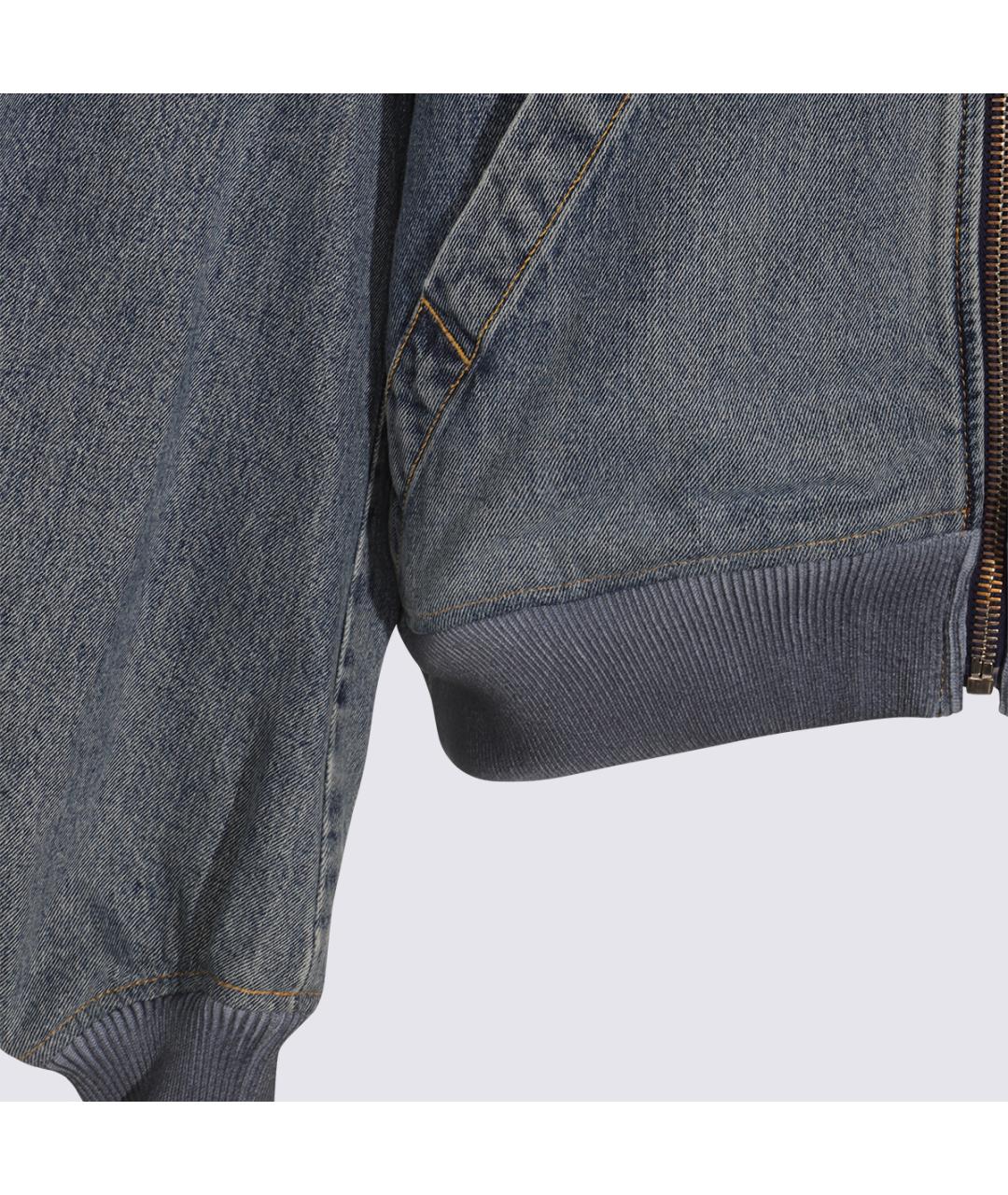 THE ATTICO Синяя хлопковая куртка, фото 4