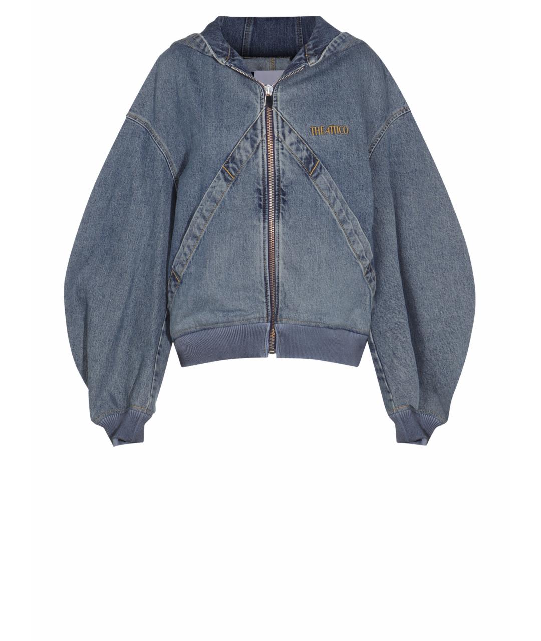 THE ATTICO Синяя хлопковая куртка, фото 1