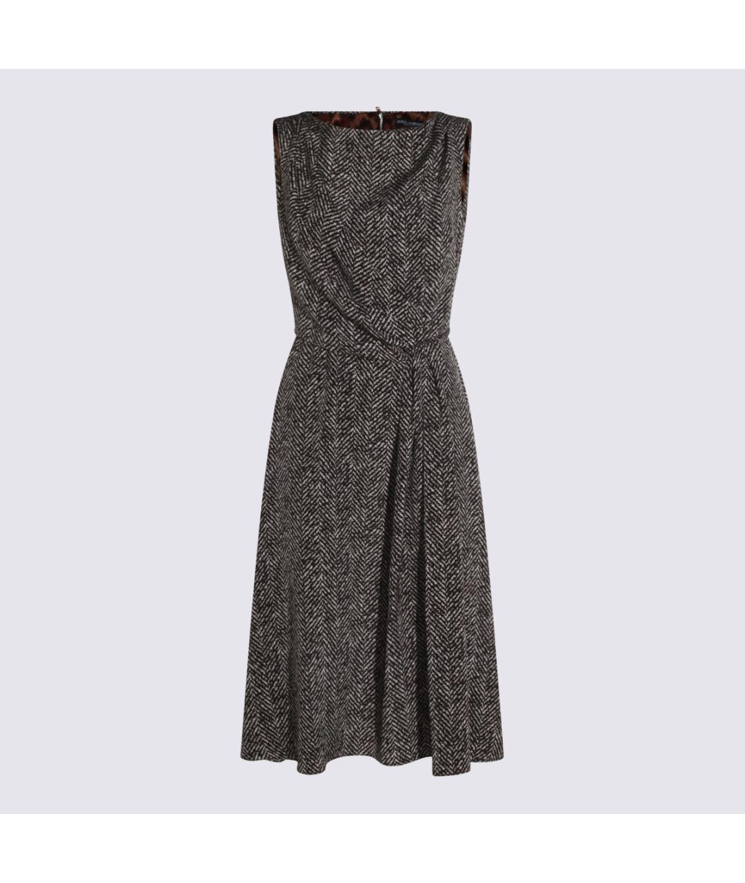 DOLCE&GABBANA Антрацитовое платье, фото 1