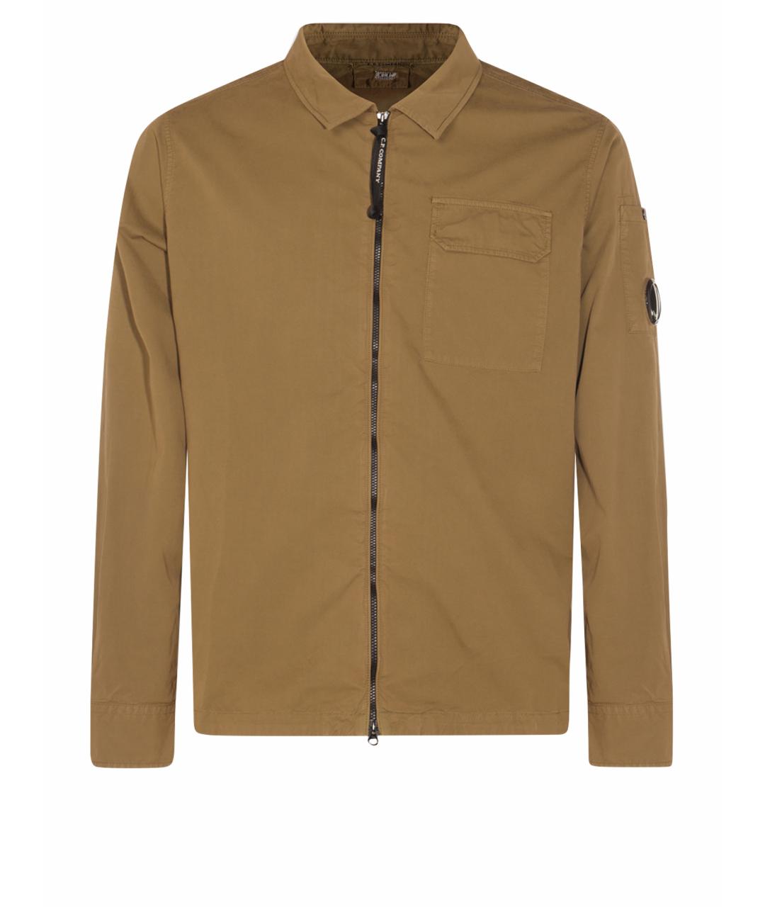CP COMPANY Хаки хлопковая куртка, фото 1