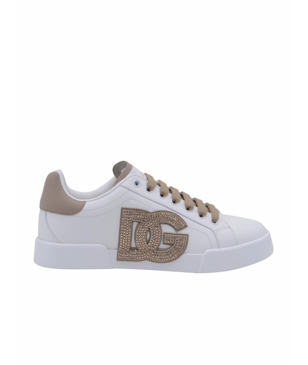 DOLCE&GABBANA Белые кроссовки, фото 1