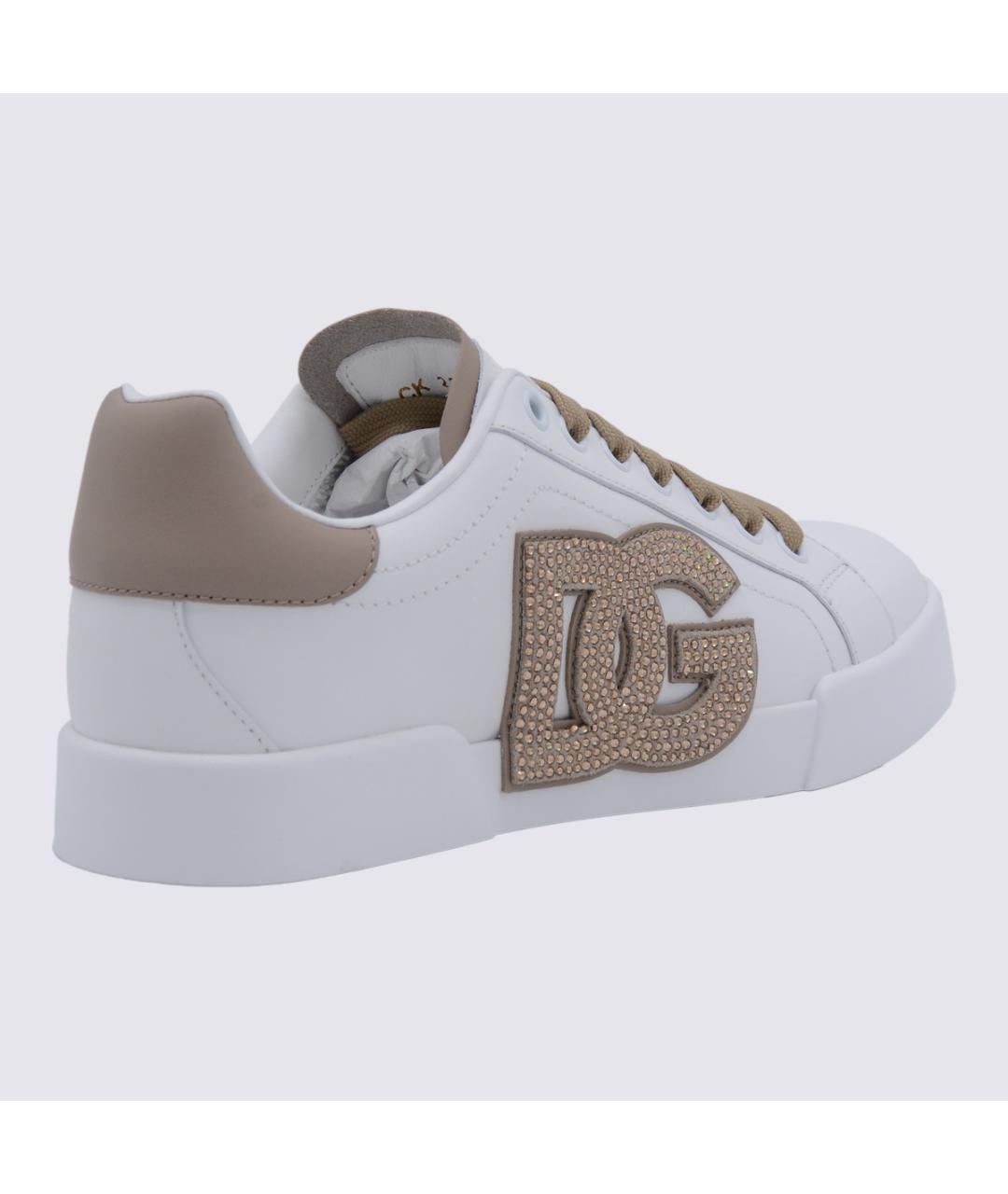 DOLCE&GABBANA Белые кроссовки, фото 3